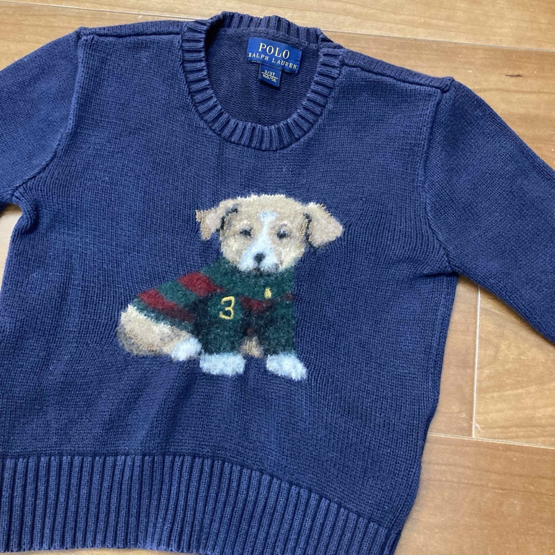 POLO RALPH LAUREN(ポロラルフローレン)のラルフローレン　ニット　犬　100 キッズ/ベビー/マタニティのキッズ服男の子用(90cm~)(ニット)の商品写真