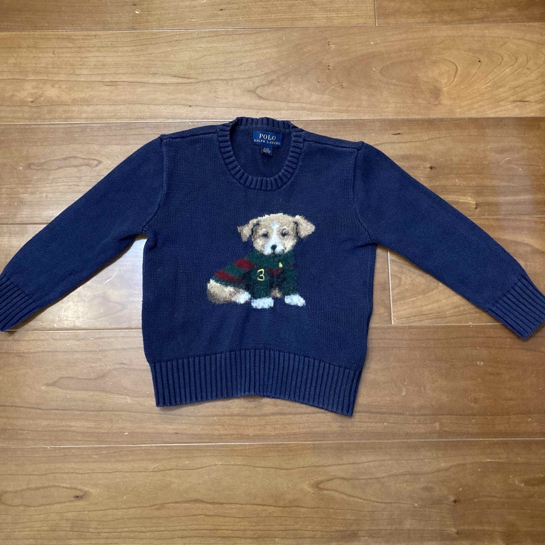 POLO RALPH LAUREN(ポロラルフローレン)のラルフローレン　ニット　犬　100 キッズ/ベビー/マタニティのキッズ服男の子用(90cm~)(ニット)の商品写真