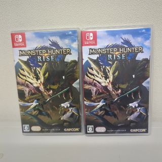ニンテンドースイッチ(Nintendo Switch)のモンスターハンターライズ/2点セット(家庭用ゲームソフト)