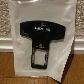 ロゴ付 シートベルトバックル LEXUS(車内アクセサリ)