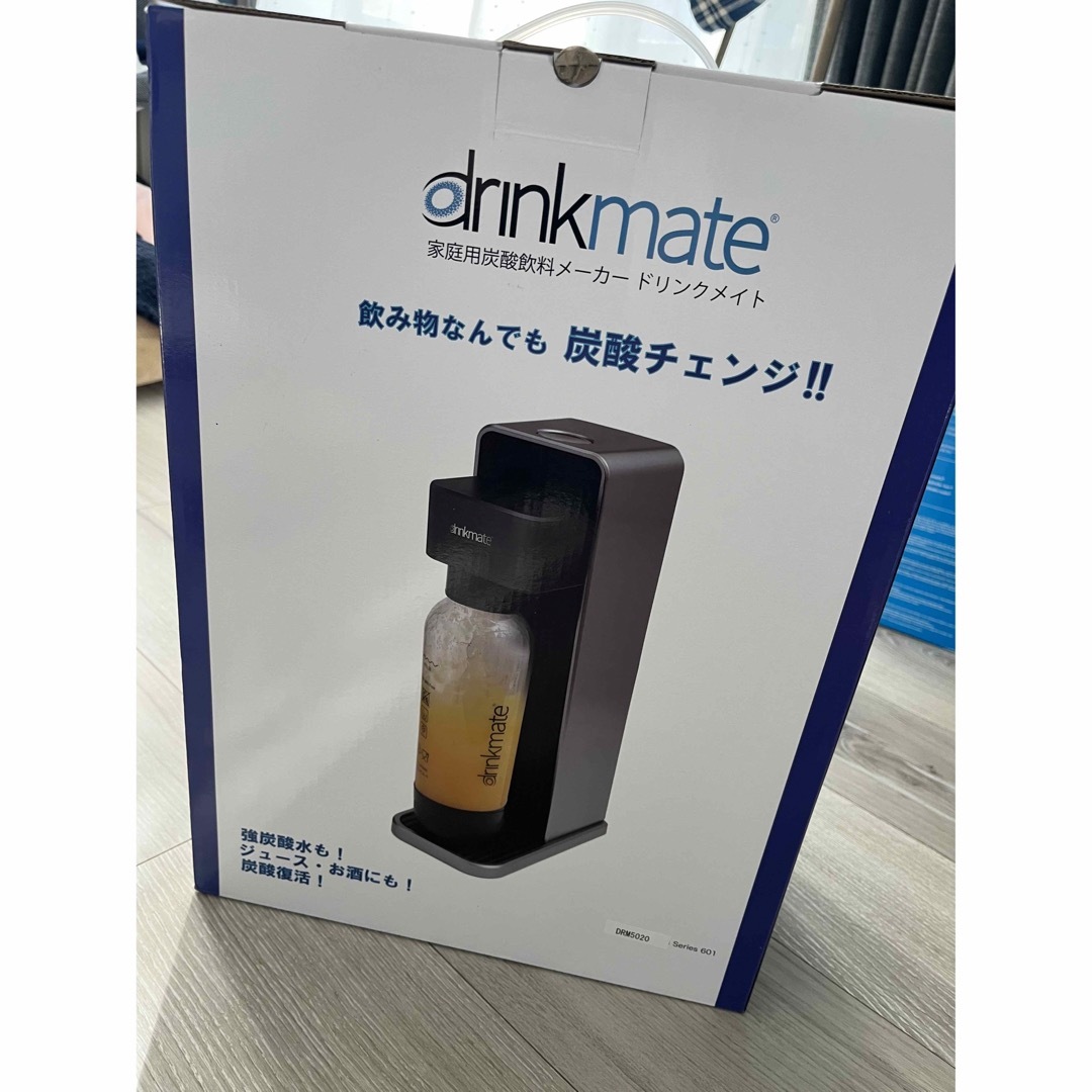 drinkmate - 新品未開封炭酸メーカーdrinkmate DRM5020 BLACKの通販 by