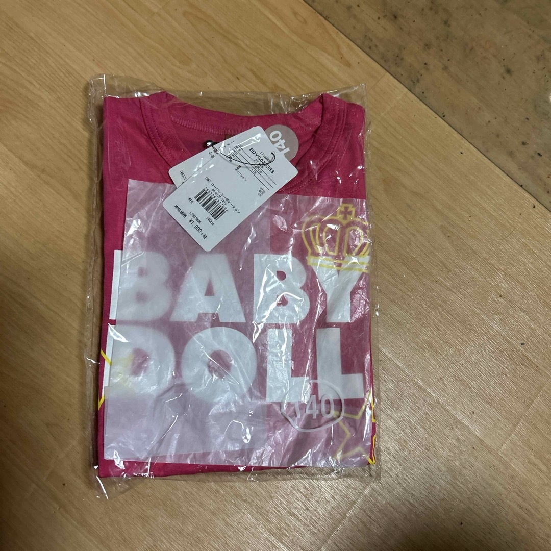 BABYDOLL(ベビードール)の新品未使用　ベビードール　BABYDOLL  長袖tシャツ　140 キッズ/ベビー/マタニティのキッズ服女の子用(90cm~)(Tシャツ/カットソー)の商品写真