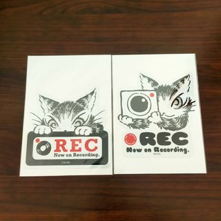 わちふぃーるど ステッカー REC(セキュリティ)