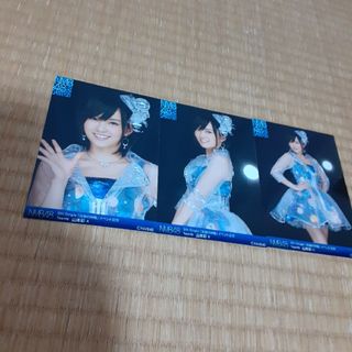 エヌエムビーフォーティーエイト(NMB48)の山本彩　高嶺の林檎イベント記念L版生写真3枚コンプ(アイドルグッズ)