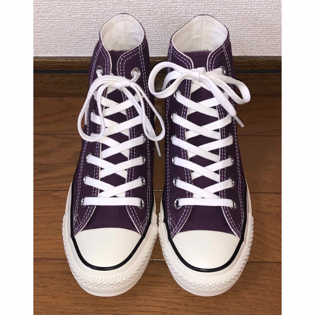 CONVERSE(コンバース)の22.5cm 美品 CONVERSE ALL STAR HI パープル 紫 US レディースの靴/シューズ(スニーカー)の商品写真