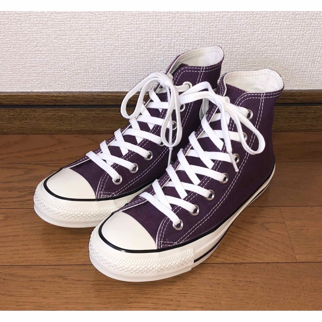 CONVERSE(コンバース)の22.5cm 美品 CONVERSE ALL STAR HI パープル 紫 US レディースの靴/シューズ(スニーカー)の商品写真