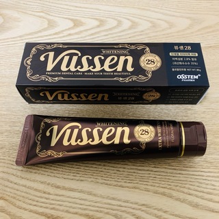 【韓国製】Vussen ビューセン 28 ホワイトニング 歯磨き粉 80g 1本(歯磨き粉)