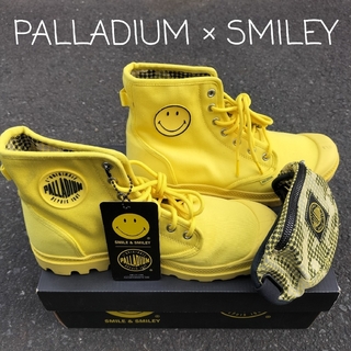 パラディウム(PALLADIUM)のPALLADIUM × SMILE & SMILEY　コラボスニーカー(スニーカー)
