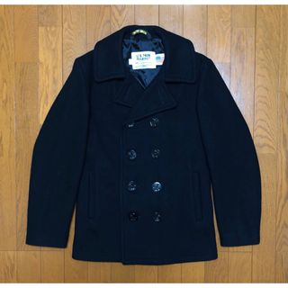 ショット(schott)の34 美品 Schott 753US Pコート タイト スリム ピーコート 濃紺(ピーコート)