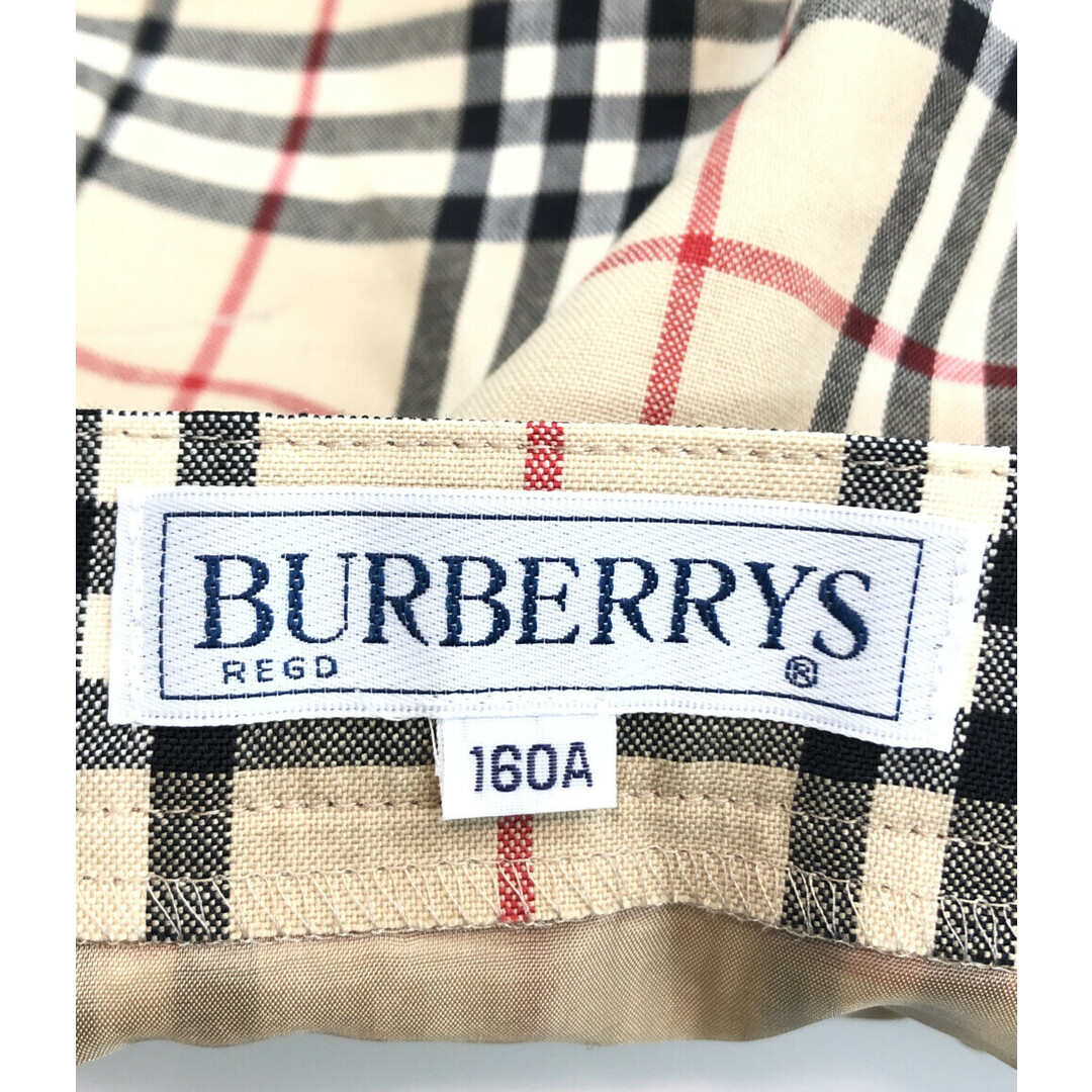 BURBERRY(バーバリー)の美品 バーバリーズ プリーツスカート ノバチェック キッズ 160A キッズ/ベビー/マタニティのキッズ服女の子用(90cm~)(スカート)の商品写真