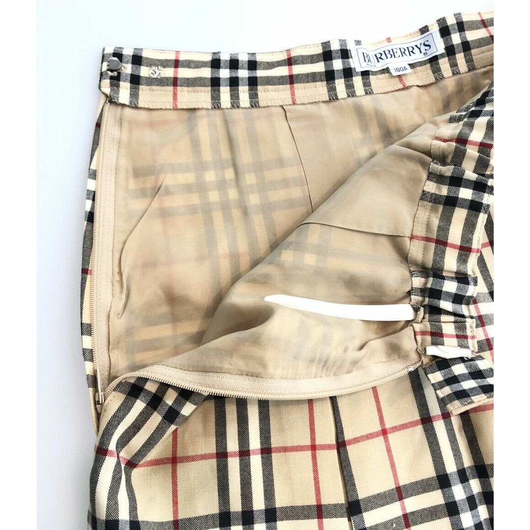 BURBERRY(バーバリー)の美品 バーバリーズ プリーツスカート ノバチェック キッズ 160A キッズ/ベビー/マタニティのキッズ服女の子用(90cm~)(スカート)の商品写真