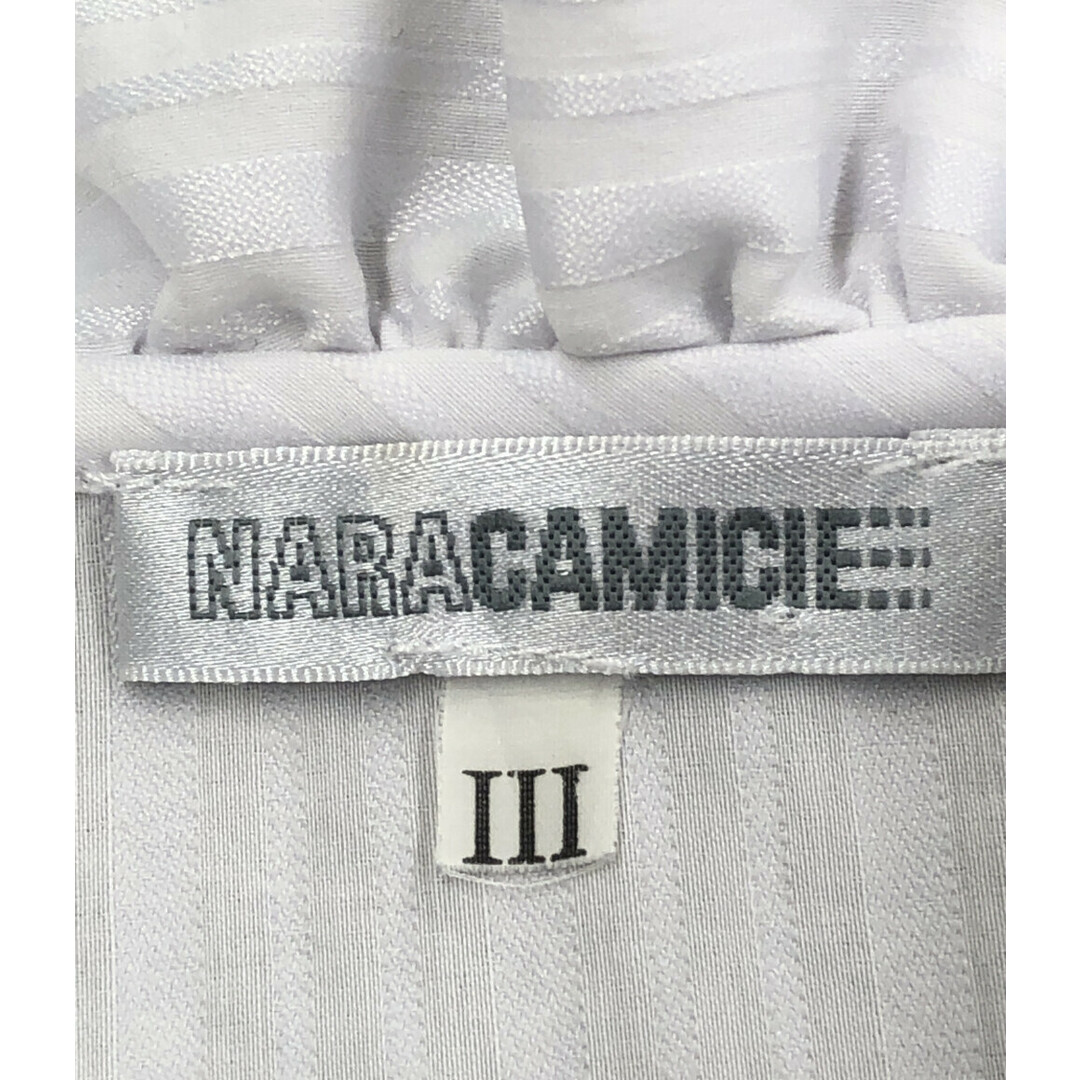 NARACAMICIE(ナラカミーチェ)の美品 ナラカミーチェ NARACAMICIE フリルブラウス レディース III レディースのトップス(シャツ/ブラウス(長袖/七分))の商品写真