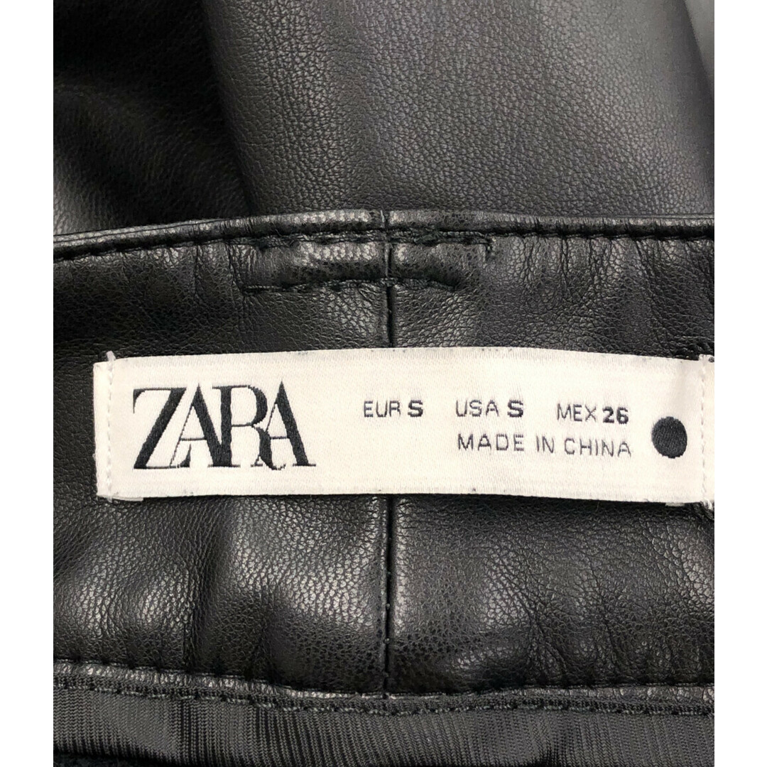 ZARA(ザラ)の美品 ザラ ZARA フェイクレザーパンツ    メンズ S メンズのパンツ(ワークパンツ/カーゴパンツ)の商品写真