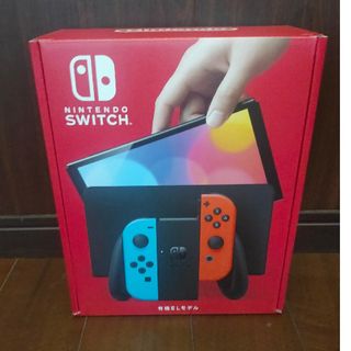 ニンテンドースイッチ(Nintendo Switch)の任天堂スイッチ本体 有機ELモデル ネオンカラー 新品未開封 202４年2月購入(家庭用ゲーム機本体)