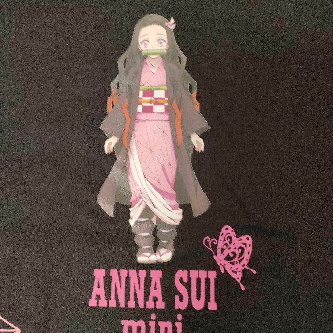 ANNA SUI mini(アナスイミニ)のアナスイミニ 鬼滅の刃 コラボ Tシャツ 禰豆子 L 130〜140 キッズ/ベビー/マタニティのキッズ服女の子用(90cm~)(Tシャツ/カットソー)の商品写真