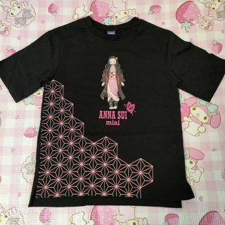 アナスイミニ(ANNA SUI mini)のアナスイミニ 鬼滅の刃 コラボ Tシャツ 禰豆子 L 130〜140(Tシャツ/カットソー)