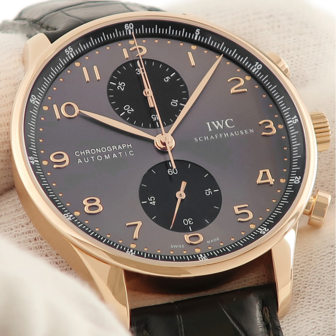 IWC(インターナショナルウォッチカンパニー)のIWC  ポルトギーゼ クロノグラフ IW371482 自動巻き メンズ メンズの時計(腕時計(アナログ))の商品写真