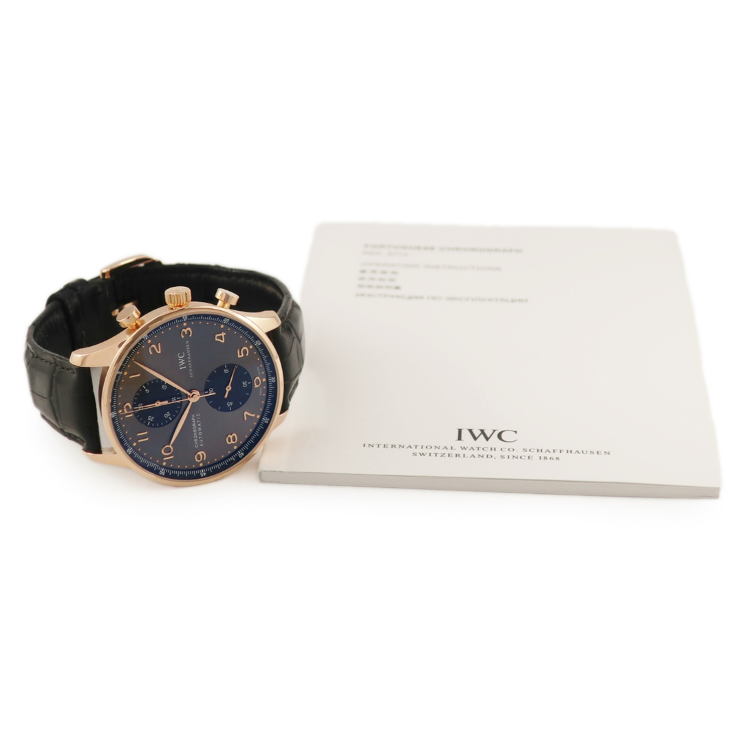 IWC(インターナショナルウォッチカンパニー)のIWC  ポルトギーゼ クロノグラフ IW371482 自動巻き メンズ メンズの時計(腕時計(アナログ))の商品写真