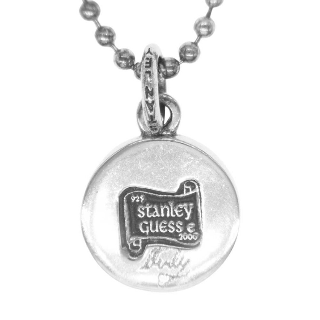 STANLEY GUESS(スタンリーゲス)のSTANLEY GUESS スタンリーゲス ペンダントトップ ギャランティ付属 ラウンド シェル ペンダント トップ シルバー系【中古】 メンズのアクセサリー(その他)の商品写真