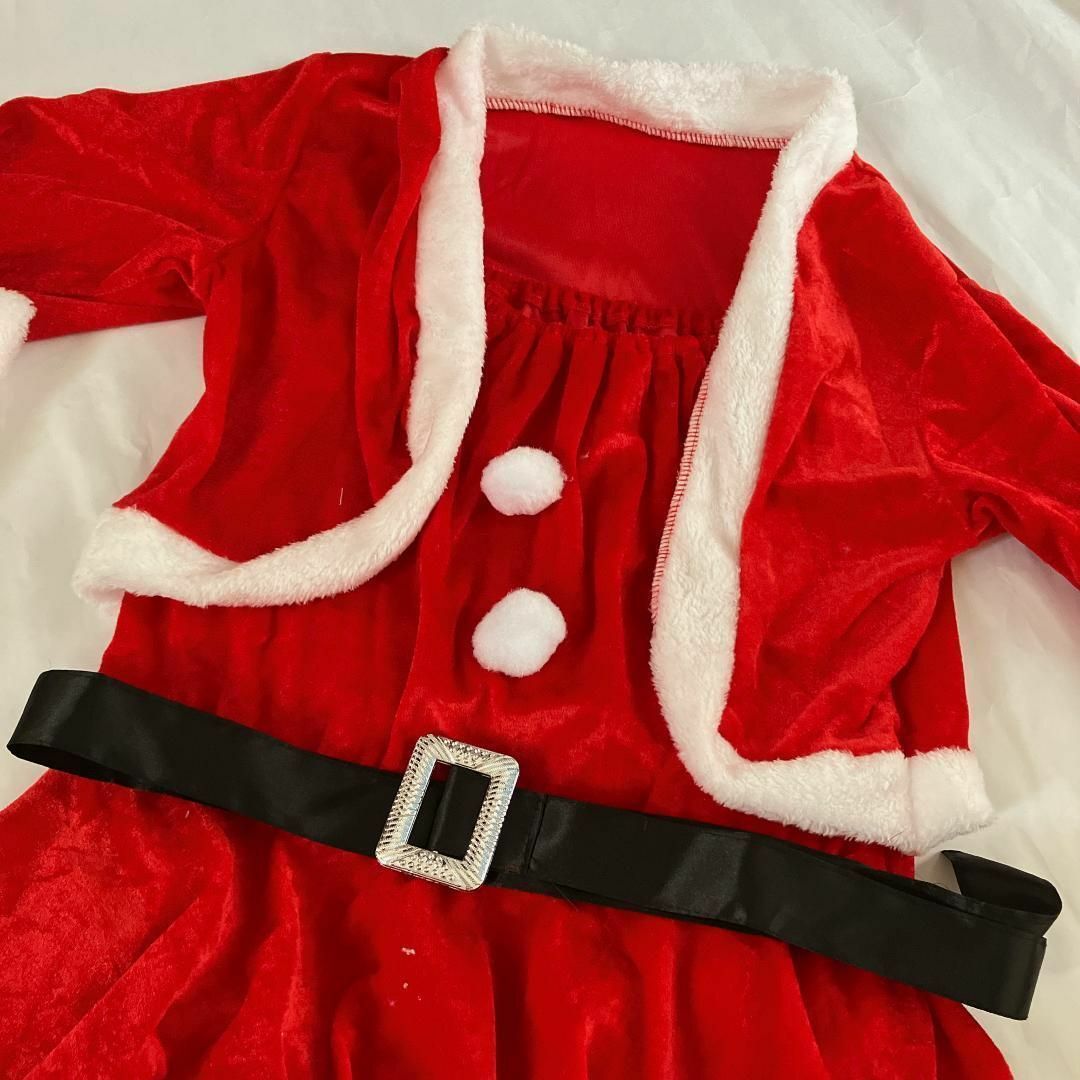 最後サンタクロース　ワンピース　コスプレ　サンタ　衣装　クリスマス　2XL レディースのワンピース(ひざ丈ワンピース)の商品写真