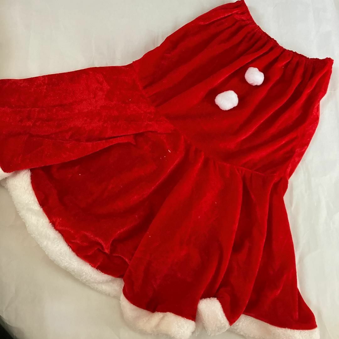 最後サンタクロース　ワンピース　コスプレ　サンタ　衣装　クリスマス　2XL レディースのワンピース(ひざ丈ワンピース)の商品写真