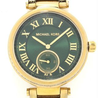 マイケルコース(Michael Kors)のMICHAEL KORS(マイケルコース) 腕時計 - MK-6065 レディース グリーン(腕時計)