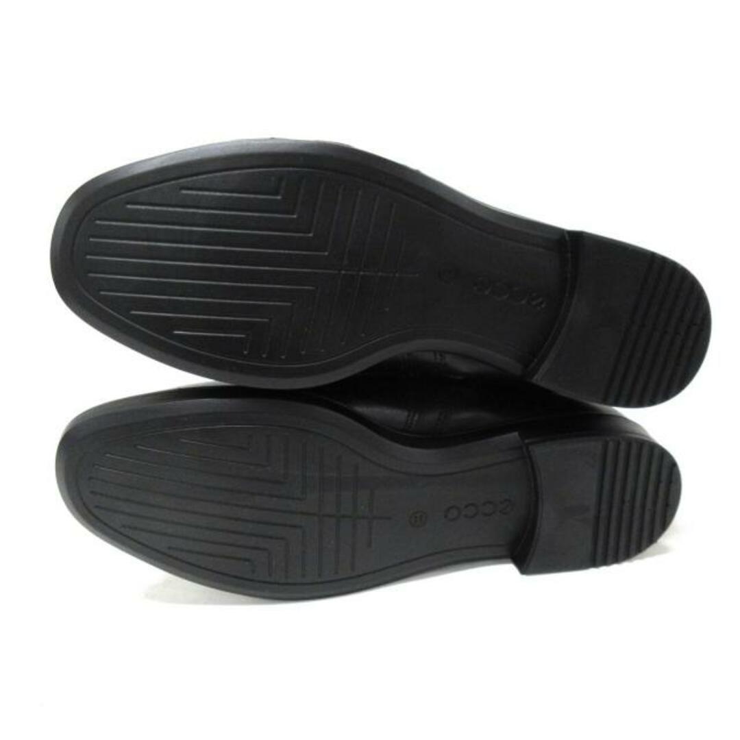 ECHO(エコー)のECCO(エコー) ロングブーツ レディース美品  - 黒 レザー×化学繊維 レディースの靴/シューズ(ブーツ)の商品写真
