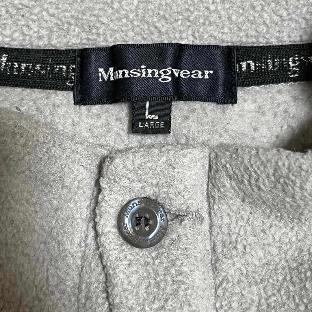 Munsingwear(マンシングウェア)のMunsingwear マンシングウェア  フリース プルオーバー ゴルフウェア メンズのトップス(ニット/セーター)の商品写真