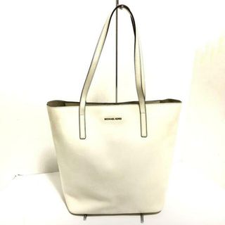 マイケルコース(Michael Kors)のMICHAEL KORS(マイケルコース) ショルダーバッグ美品  - アイボリー レザー(ショルダーバッグ)