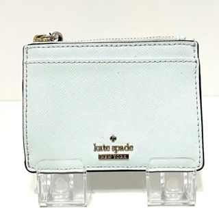 ケイトスペードニューヨーク(kate spade new york)のKate spade(ケイトスペード) コインケース キャメロンストリート メロディー PWRU5447 ライトブルー パスケース付き/キーリング付き レザー(コインケース)