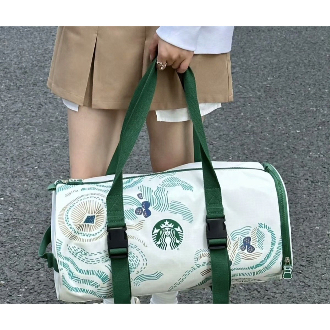 Starbucks(スターバックス)の STARBUCKS 海外限定スタバ ラージ アウトドア ダッフル バックパック レディースのバッグ(リュック/バックパック)の商品写真