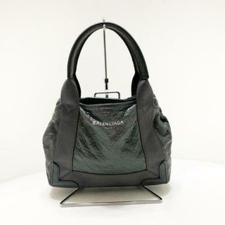 バレンシアガ(Balenciaga)のBALENCIAGA(バレンシアガ) トートバッグ ネイビーカバスXS 390346 ダークグレー レザー(トートバッグ)