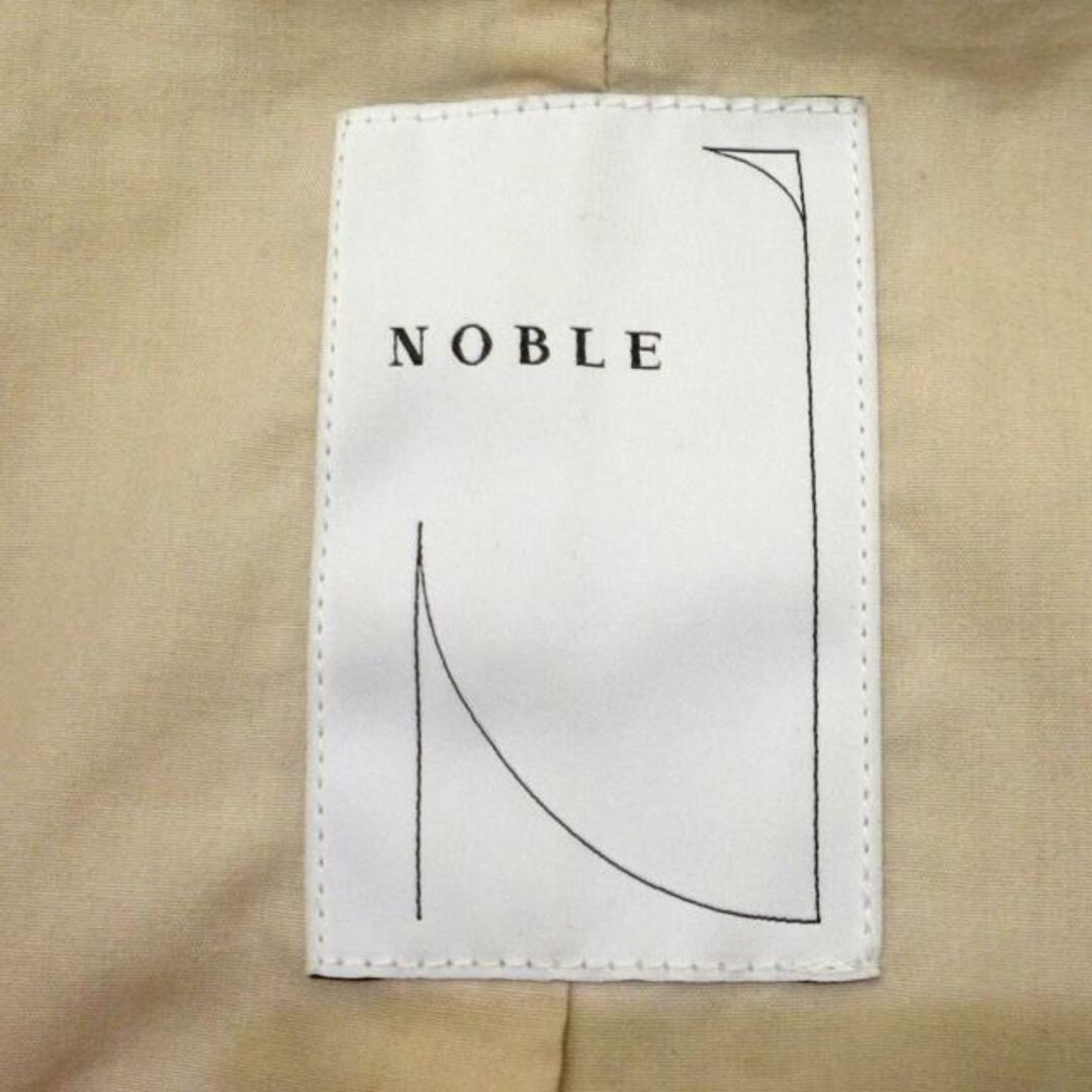 Noble(ノーブル)のNOBLE(ノーブル) ライダースジャケット サイズ36 S レディース - ベージュ 長袖/ジップアップ/春/秋 レディースのジャケット/アウター(ライダースジャケット)の商品写真