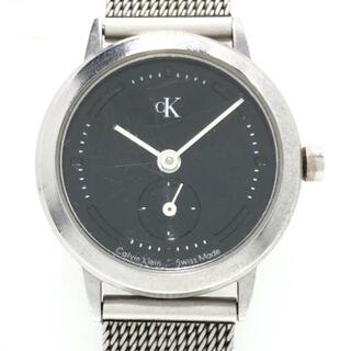 カルバンクライン(Calvin Klein)のCalvinKlein(カルバンクライン) 腕時計 - K3331 レディース 黒(腕時計)