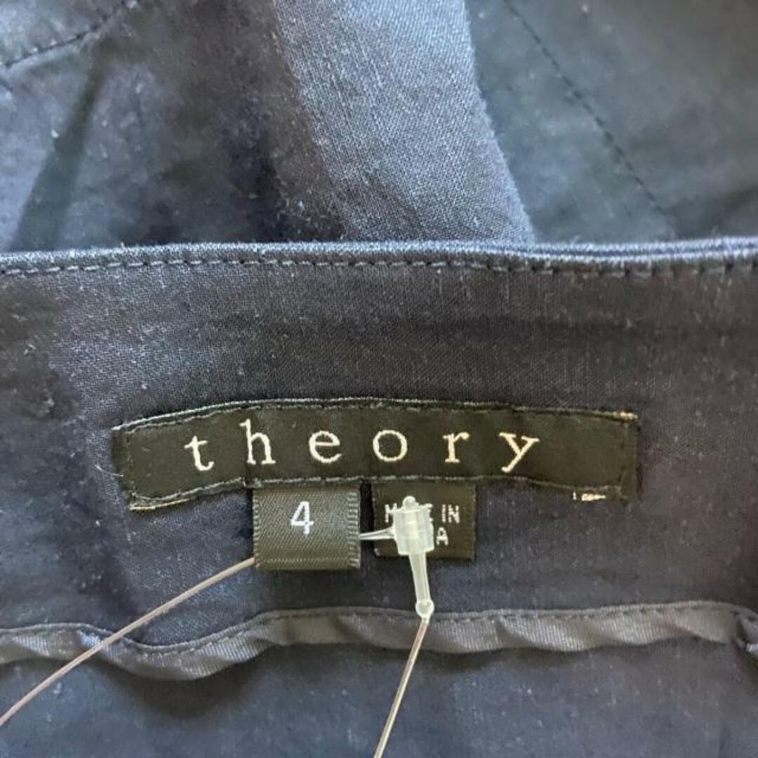 theory(セオリー)のtheory(セオリー) ジャケット サイズ4 S レディース - ネイビー 長袖/春 レディースのジャケット/アウター(その他)の商品写真