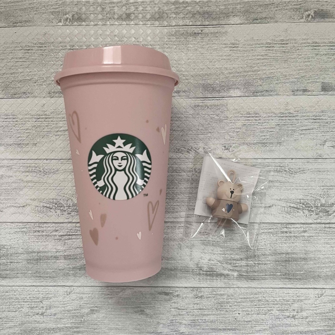 Starbucks(スターバックス)の【新品】スタバ　バレンタイン　リユーザブルカップ　スターバックス インテリア/住まい/日用品のキッチン/食器(タンブラー)の商品写真