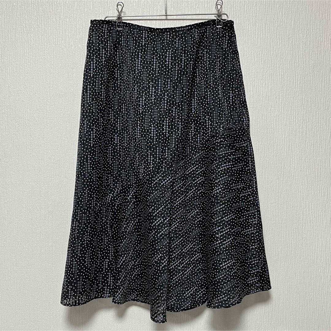 Aylesbury(アリスバーリー)のアリスバーリー　スカート　綺麗目　ブラック　L レディースのスカート(ひざ丈スカート)の商品写真