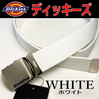 Dickies - ホワイト 741 ディッキーズ  GI ベルト ガチャベルト 日本製 白