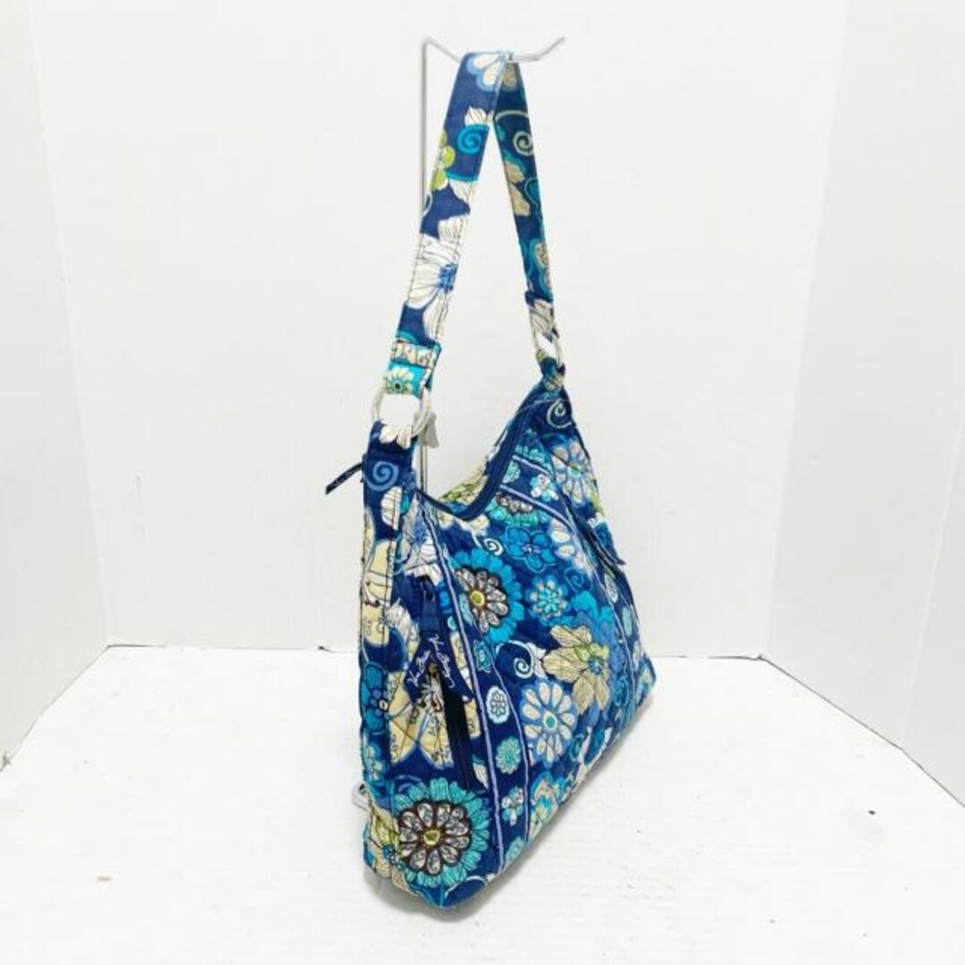 Vera Bradley(ヴェラブラッドリー)のVera Bradley(ベラブラッドリー) ショルダーバッグ - ダークネイビー×ライトブルー×マルチ 花柄/キルティング コットン レディースのバッグ(ショルダーバッグ)の商品写真