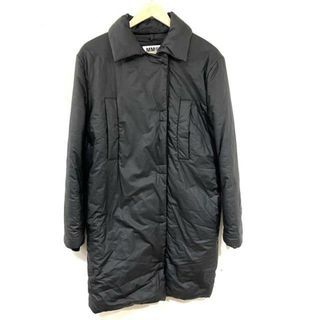 MM6 - MM6(エムエムシックス) ダウンコート サイズ40 XL レディース - 黒 長袖/ジップアップ/冬