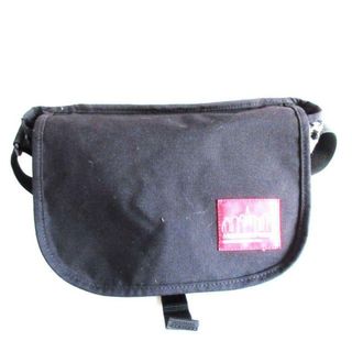 マンハッタンポーテージ(Manhattan Portage)のManhattan Portage(マンハッタンポーテージ) ショルダーバッグ美品  - 黒×グレー×マルチ 豹柄 ナイロン×化学繊維(ショルダーバッグ)