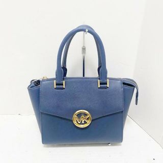 マイケルコース(Michael Kors)のMICHAEL KORS(マイケルコース) ハンドバッグ - ネイビー レザー(ハンドバッグ)