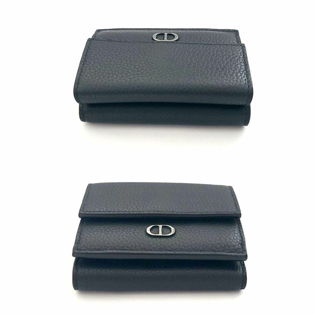 Christian Dior(クリスチャンディオール)のディオール☆★ICON☆ブラック☆レザー☆三つ折り財布 レディースのファッション小物(財布)の商品写真