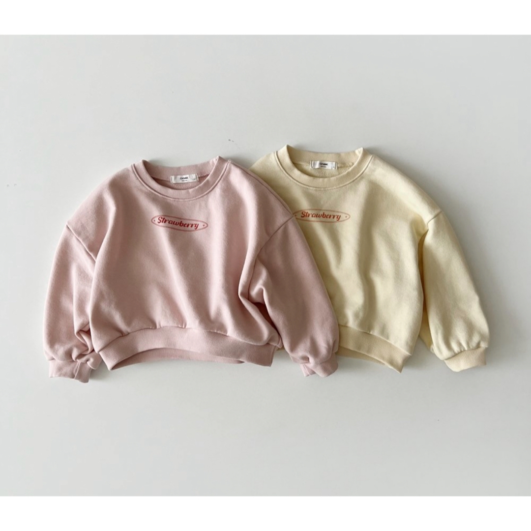 【新品未使用】strawberry mtm 韓国子供服 キッズ/ベビー/マタニティのキッズ服女の子用(90cm~)(Tシャツ/カットソー)の商品写真