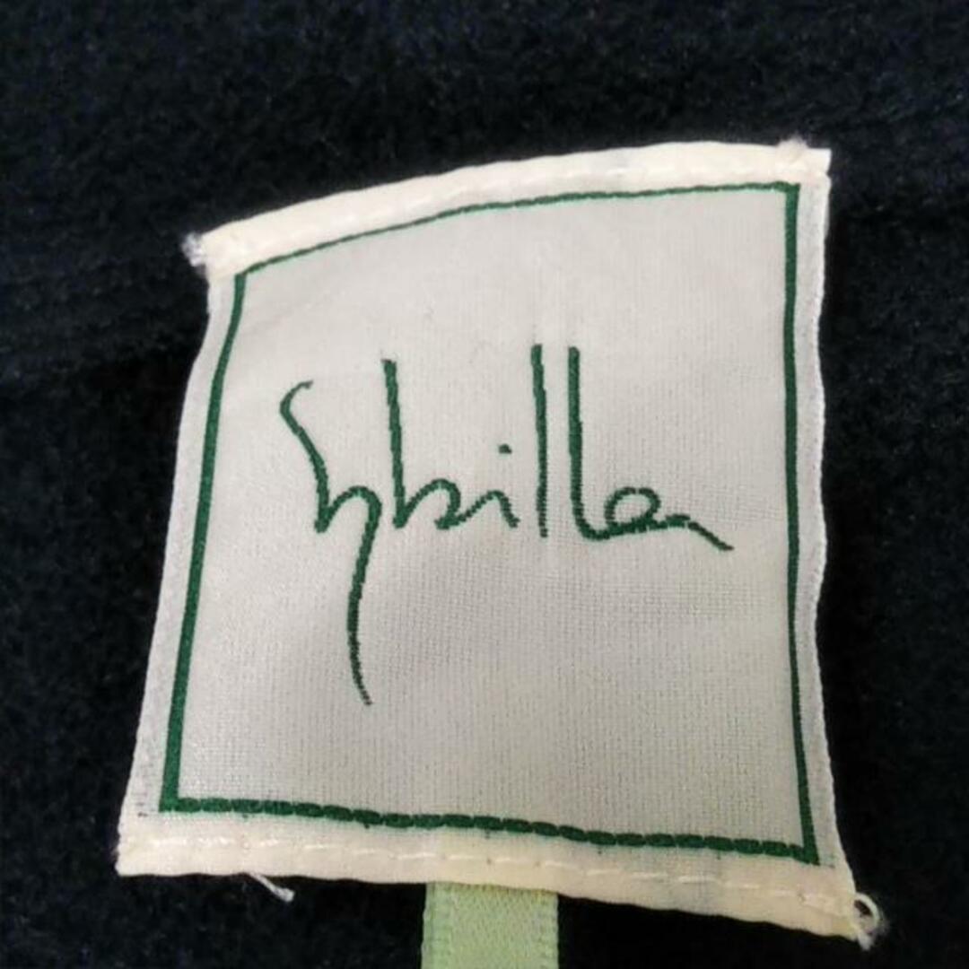 Sybilla(シビラ)のSybilla(シビラ) カーディガン サイズM レディース美品  - 黒 半袖 レディースのトップス(カーディガン)の商品写真