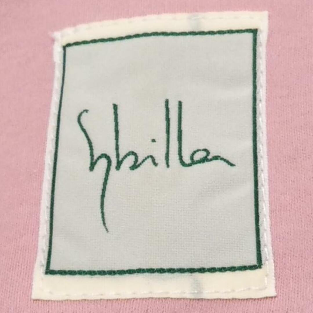 Sybilla(シビラ)のSybilla(シビラ) 七分袖カットソー サイズM レディース美品  - ピンク クルーネック レディースのトップス(カットソー(長袖/七分))の商品写真