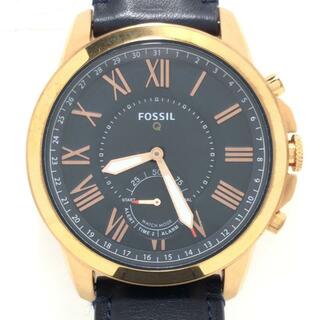 フォッシル(FOSSIL)のFOSSIL(フォッシル) 腕時計 - FTW1155 メンズ 黒(その他)