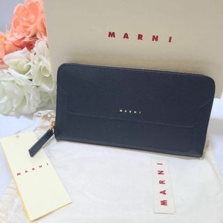 マルニ(Marni)のマルニ☆★PFMOE11U07☆レザー☆ラウンドファスナー☆⾧財布(財布)