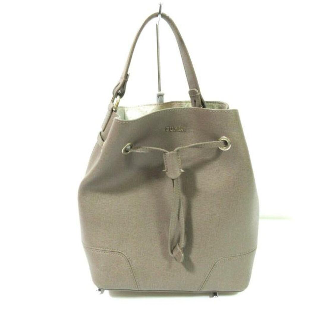 Furla(フルラ)のFURLA(フルラ) ハンドバッグ ステイシー ベージュ 巾着型 レザー レディースのバッグ(ハンドバッグ)の商品写真