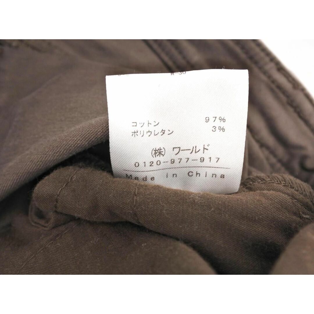 INDIVI(インディヴィ)のINDIVI インディヴィ スキニー パンツ size36/茶 ■■ レディース レディースのパンツ(スキニーパンツ)の商品写真